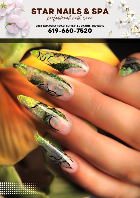 Nail care products and daily manicure maintenance tips at nail salon 92019